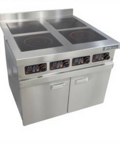 Bếp Từ Công Nghiệp 4 Bếp - 3500W – 4 Mặt Phẳng – Dạng tủ