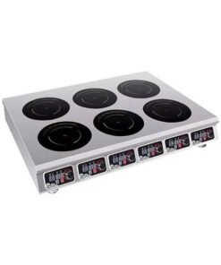 Bếp Từ Công Nghiệp 6 Bếp-3500W – 6 Mặt Phẳng – Dạng để bàn