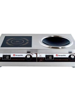 Bếp Từ Công Nghiệp đôi 3500W – 1 Mặt Phẳng - 1 Mặt Lõm                                    Dạng để bàn