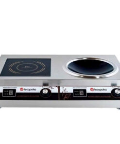 Bếp Từ Công Nghiệp đôi 5KW – 1 Mặt Phẳng - 1 Mặt Lõm