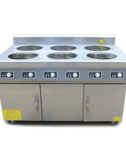 Bếp Từ Công Nghiệp 6 Bếp-3500W – 6 Mặt Phẳng – Dạng tủ