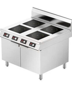 Bếp Từ Công Nghiệp 4 Bếp-3500W – 4 Mặt Phẳng – Dạng tủ
